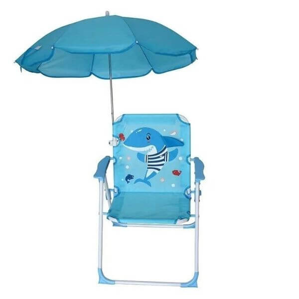 Outdoor Foldable Children Camping Chair with Umbrella GNA-44