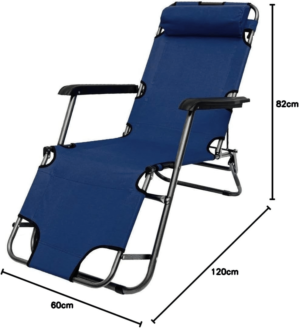 Outdoor Folding Reclining Camping and Lounger Chair NEA-615