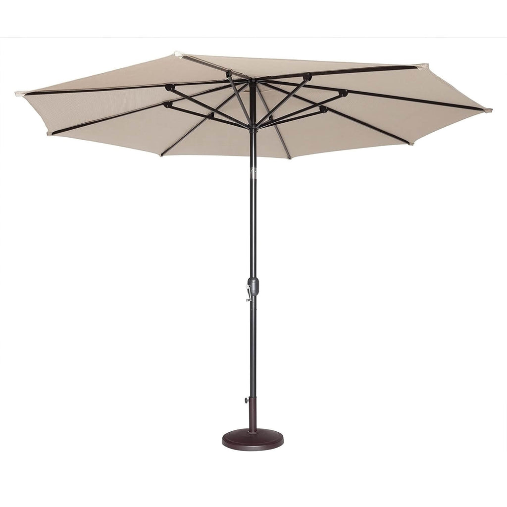 Outdoor Table Umbrella with Push Button Tilt and Crank QUE-30