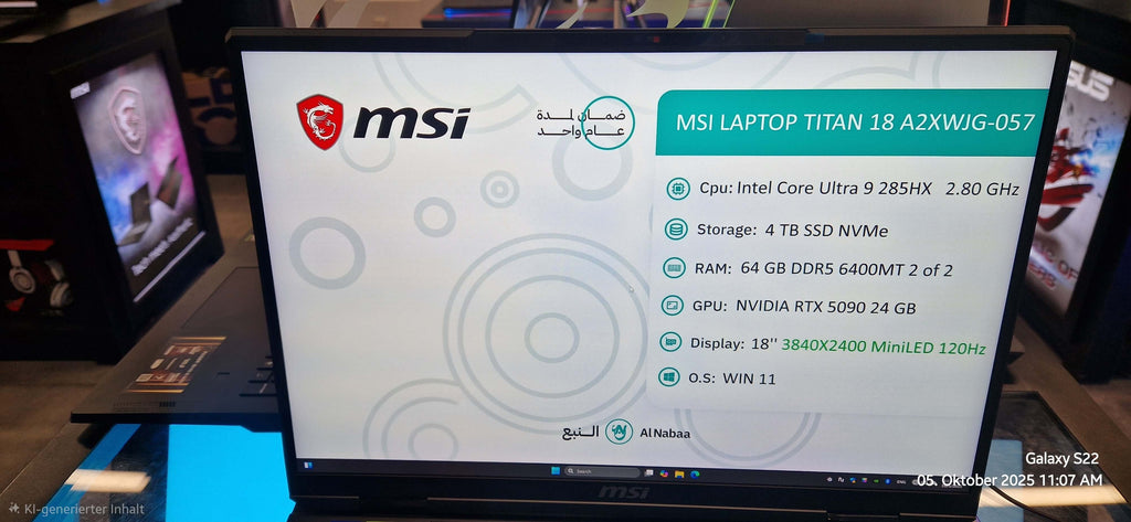 MSI Laptop Titan 18 HX AI (A2XWJG-042)-0