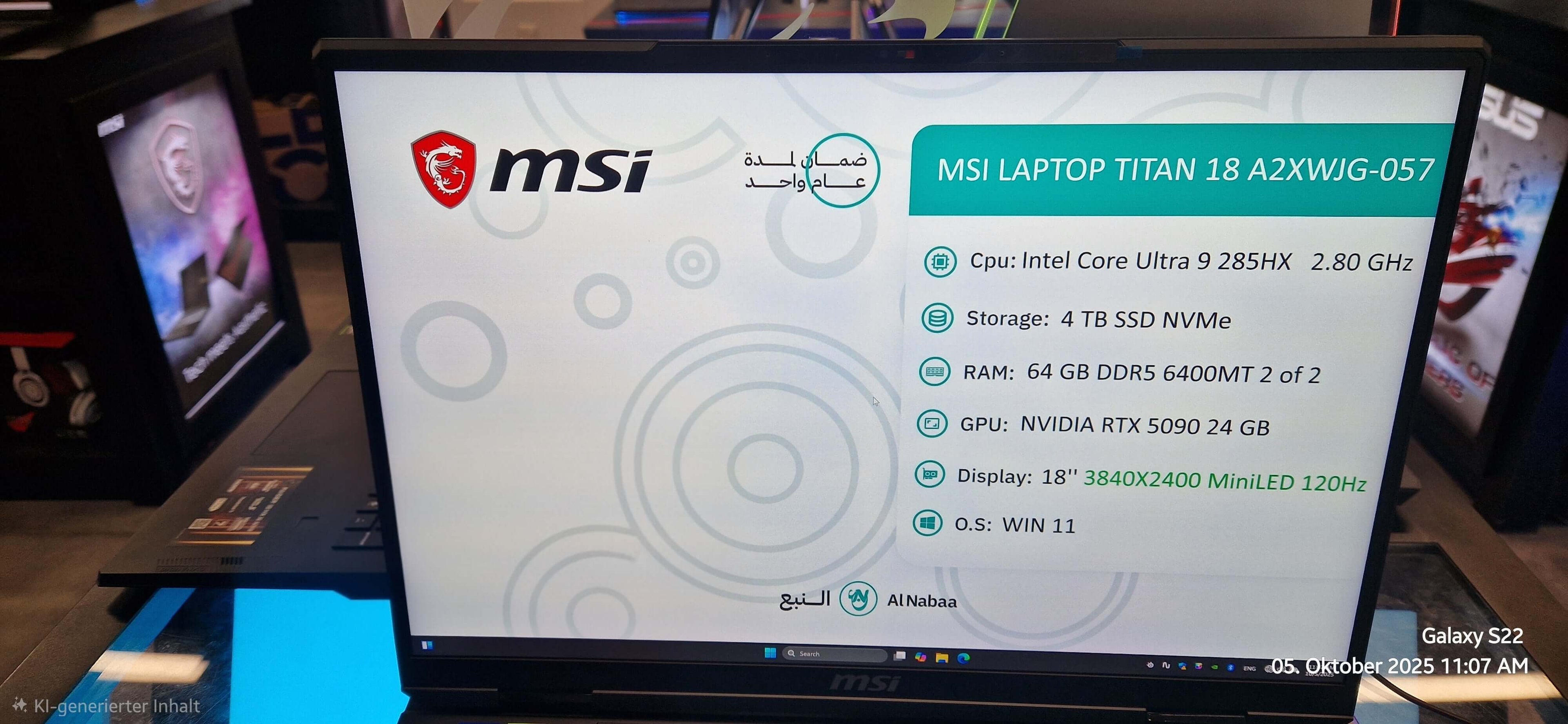 MSI Laptop Titan 18 HX AI (A2XWJG-042)-0