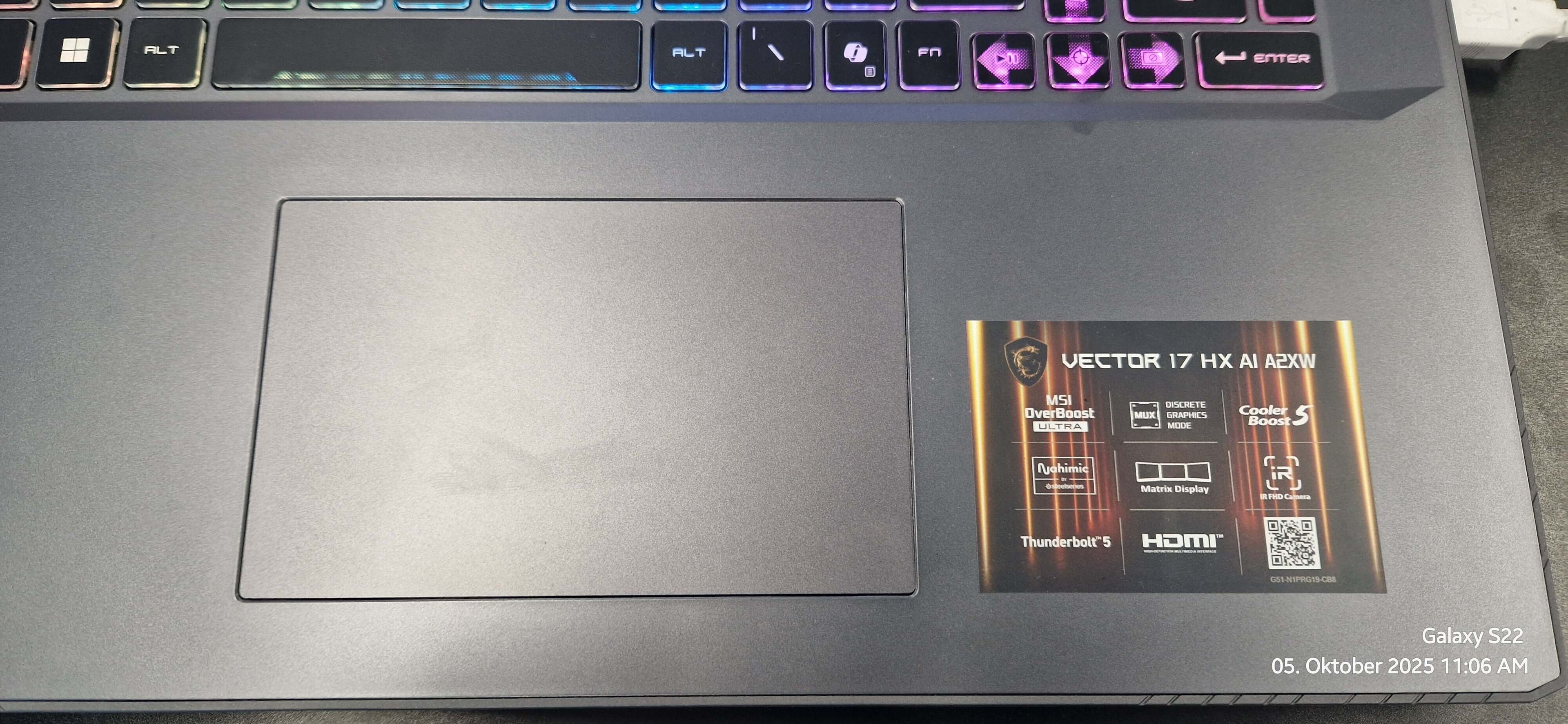 MSI Vector 17 HX AI A2XW-2