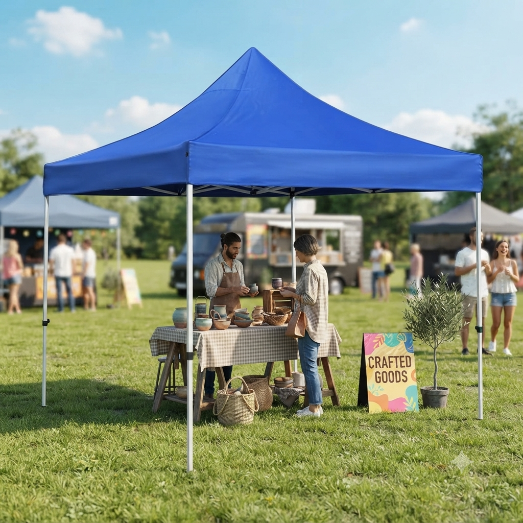 Portable Folding Waterproof Canopy Tent 2.7m x 2.7m