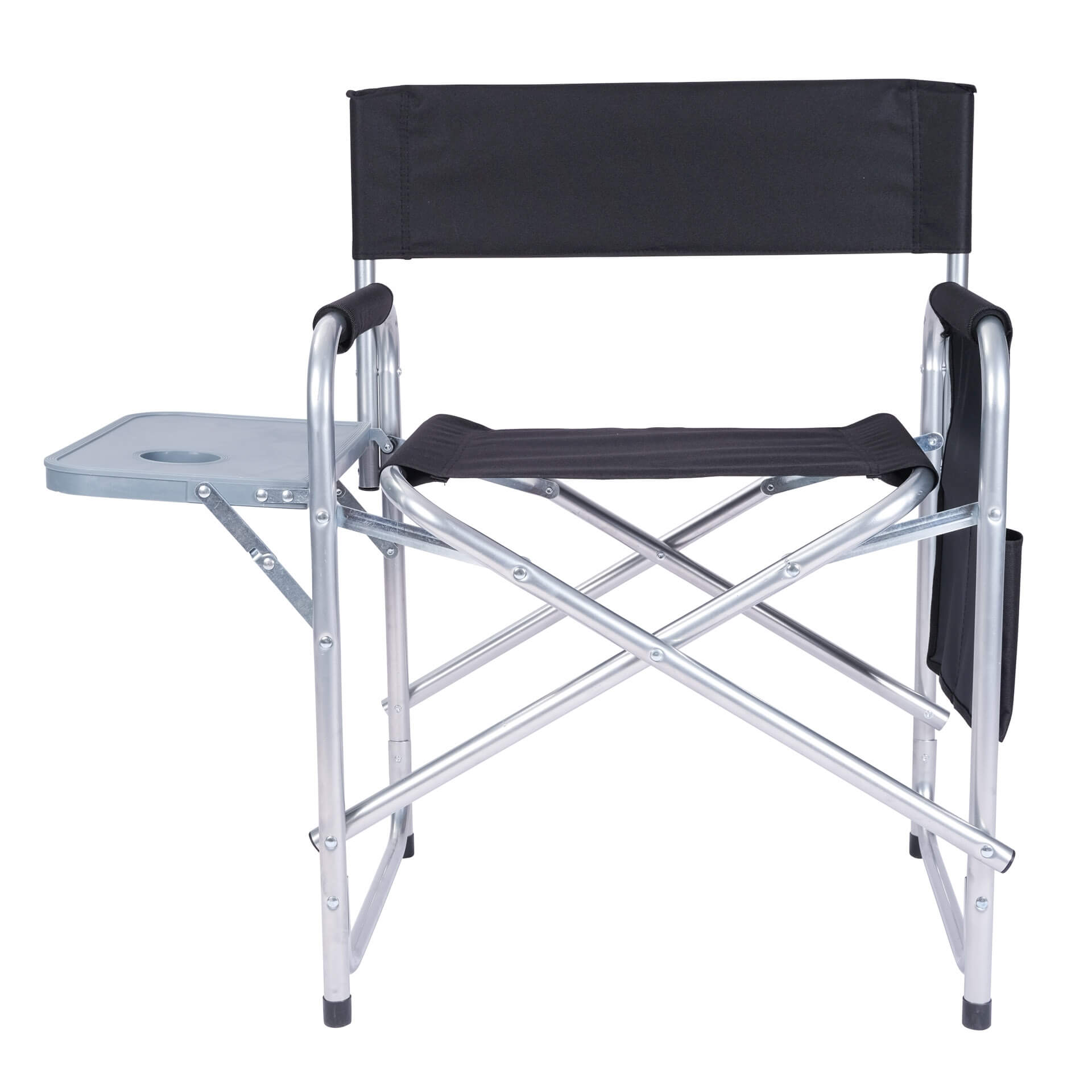 Portable Travel Chair with Side Table and Cup Holder