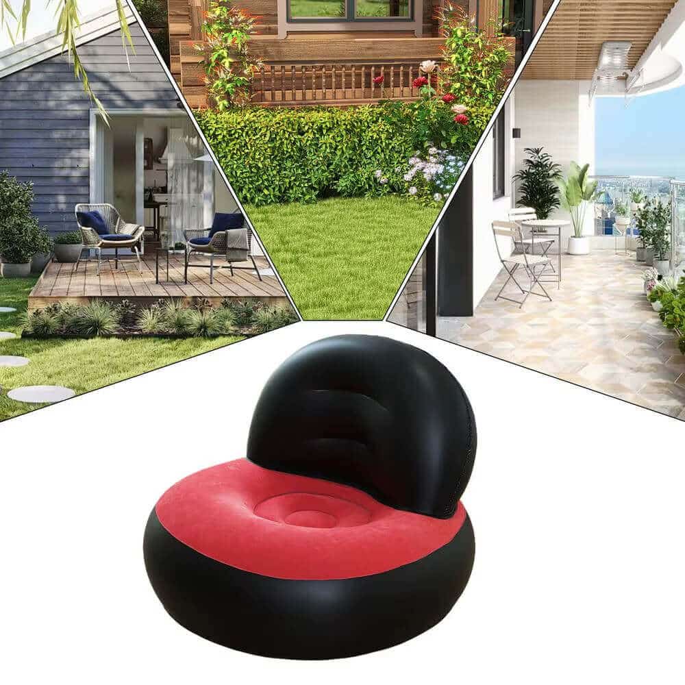 Luxury Comfort Inflatable Chair Portable Ergonomic Lounge Seat