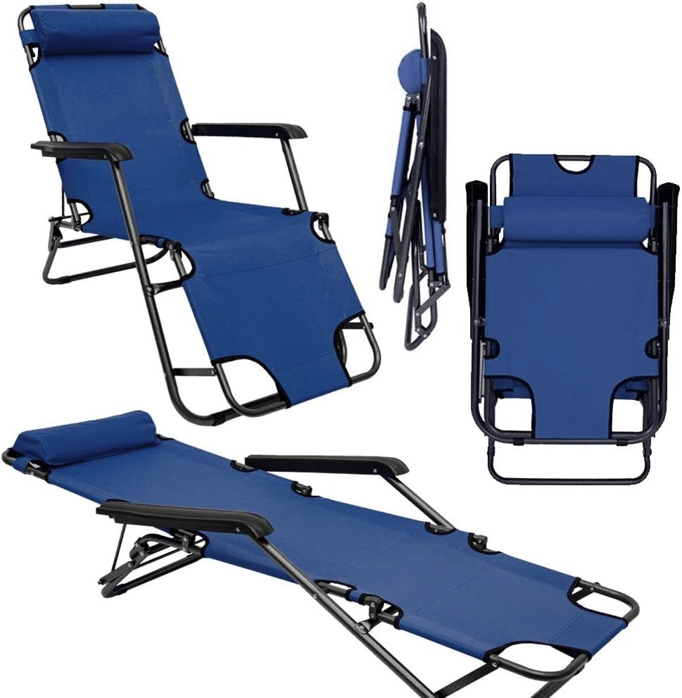 Outdoor Folding Reclining Camping and Lounger Chair NEA-615