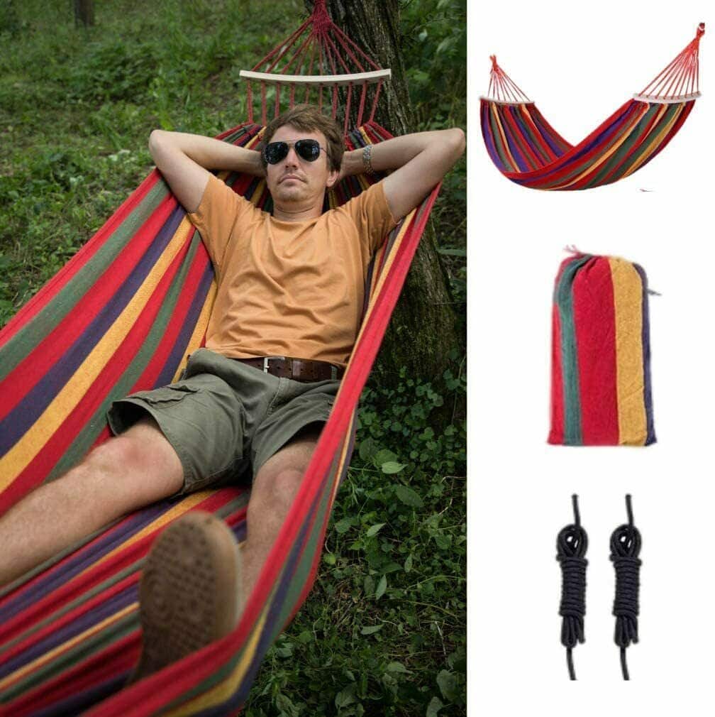Outdoor Portable Deluxe Camping Hammock GD33A-20