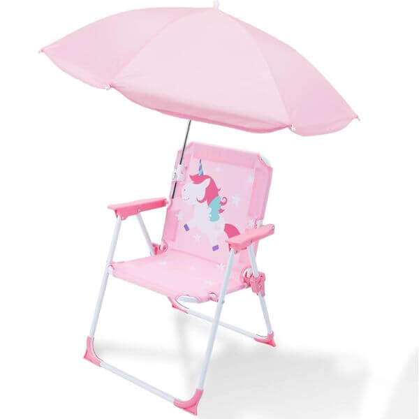 Outdoor Foldable Children Camping Chair with Umbrella GNA-44