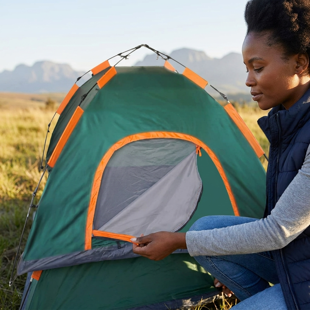 3-Person Pop-Up Dome Camping Tent 2m x 2m x 1.4m